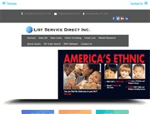 Tablet Screenshot of listservicedirect.com